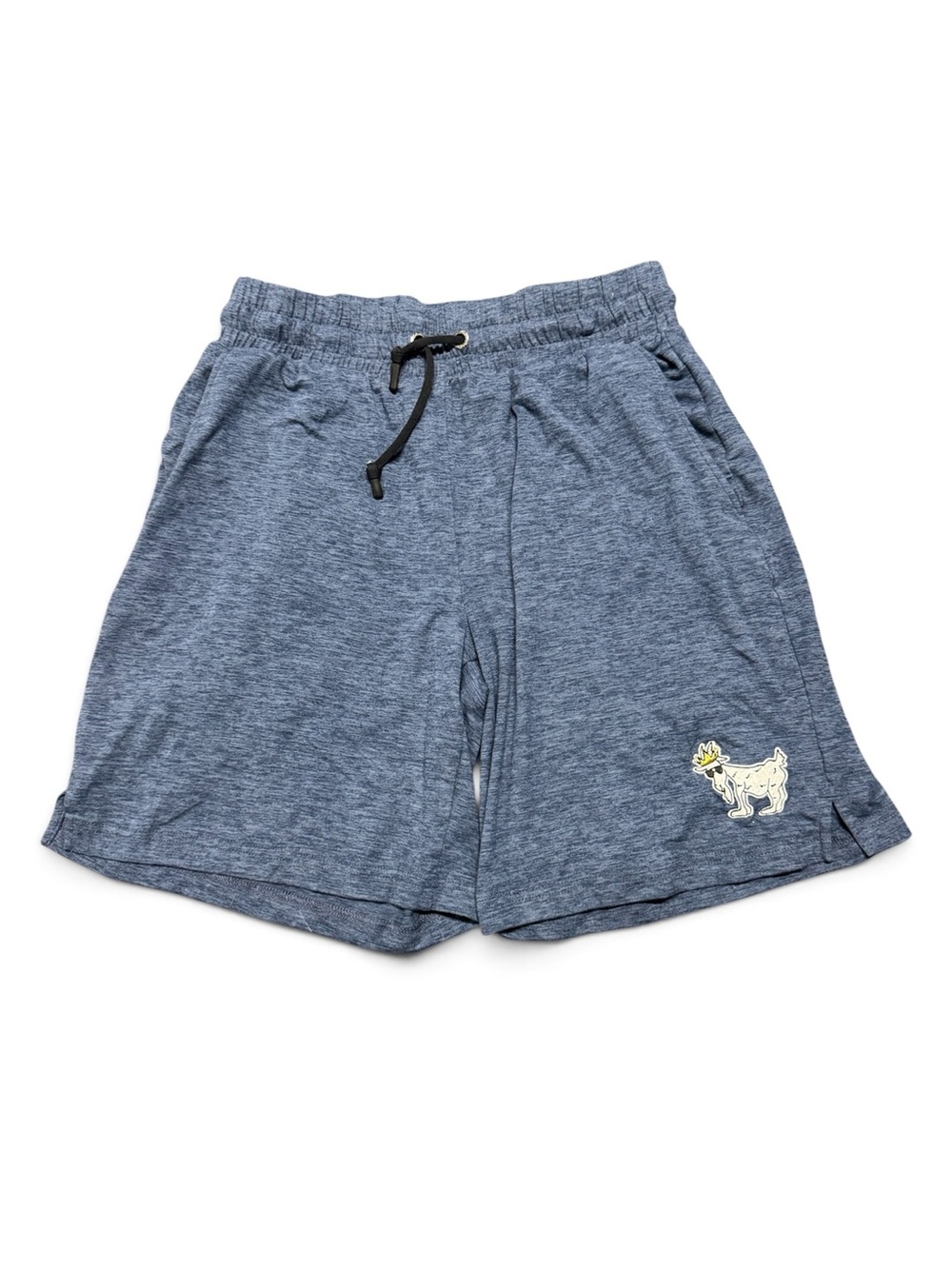 GOAT USA Men’s Blue Heather Performance Athletic Shorts Size Small